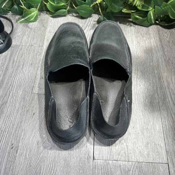 Olukai Mens Ni\'O Leather Slip-On Loafers Shoes Size 12  Black main image 9